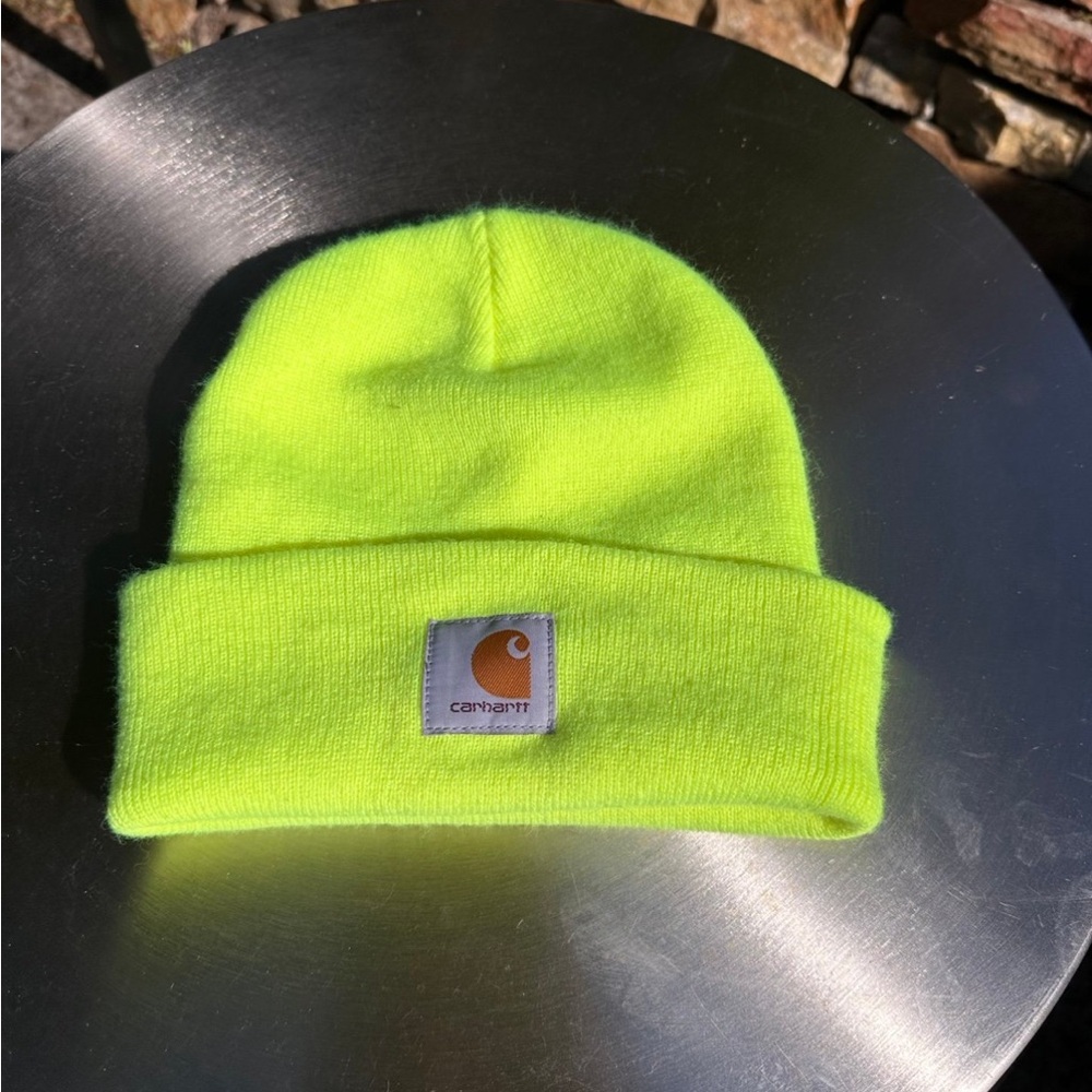 Carhartt Neon Green Beanie